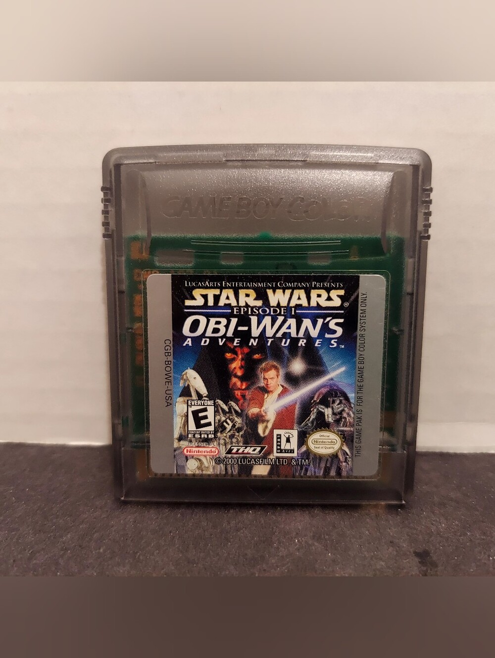 Obi-Wan's Adventures Game Boy Colpr Star Wars Episode I 1 The Phanrom Menace